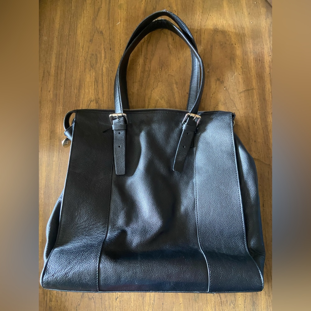 Banana republic leather tote bag - Picture 2 of 13